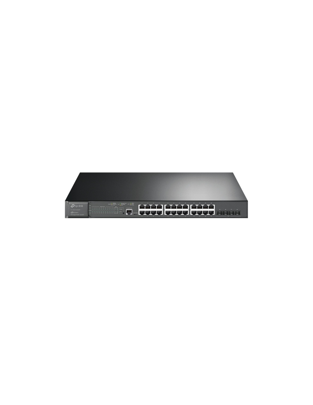 TP-LINK Switch gestionado L2+ gigabit ethernet (10/100/1000) PoE negro