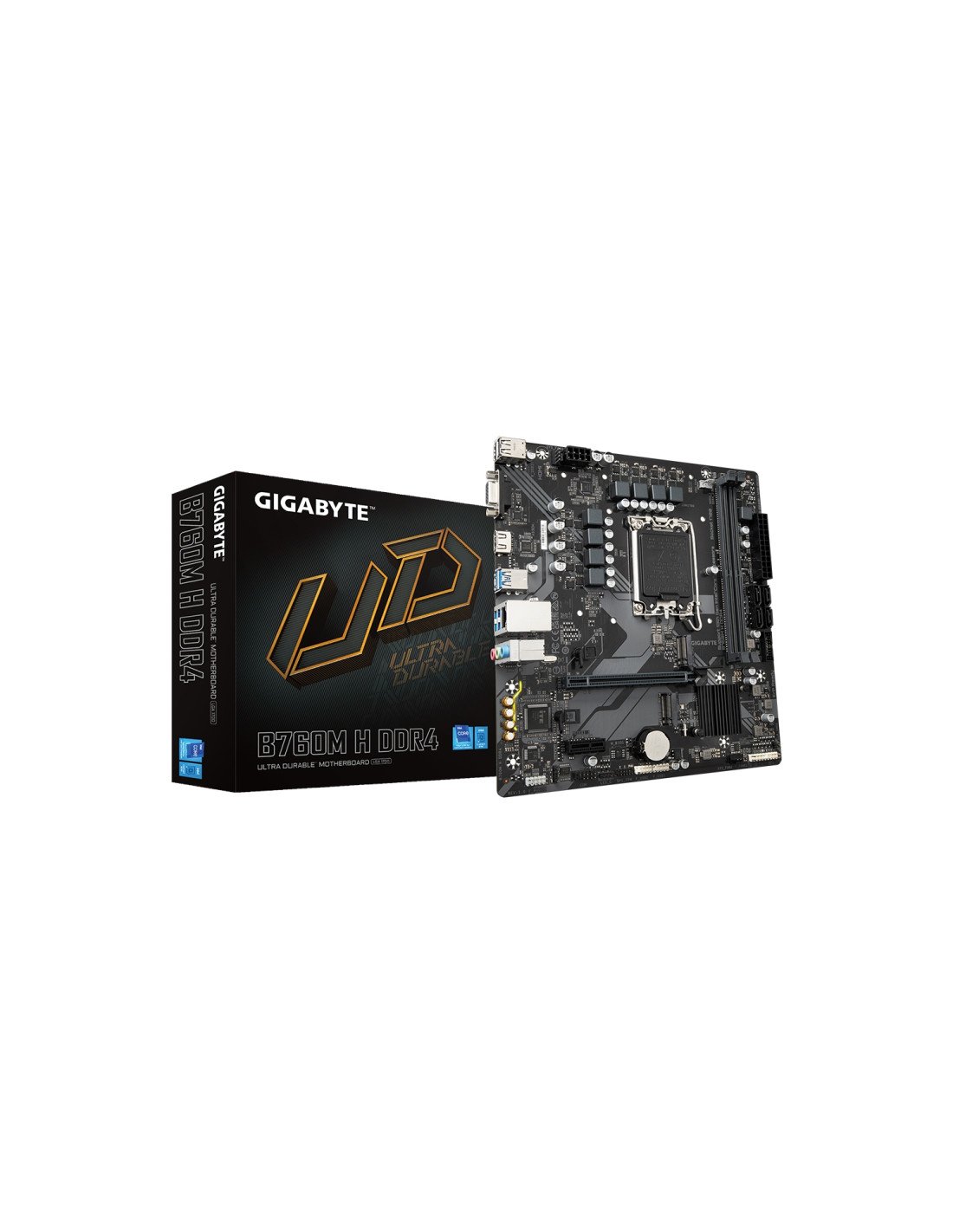 Gigabyte B760M H DDR4 (rev. 1.0) Intel B760 Express LGA 1700 micro ATX