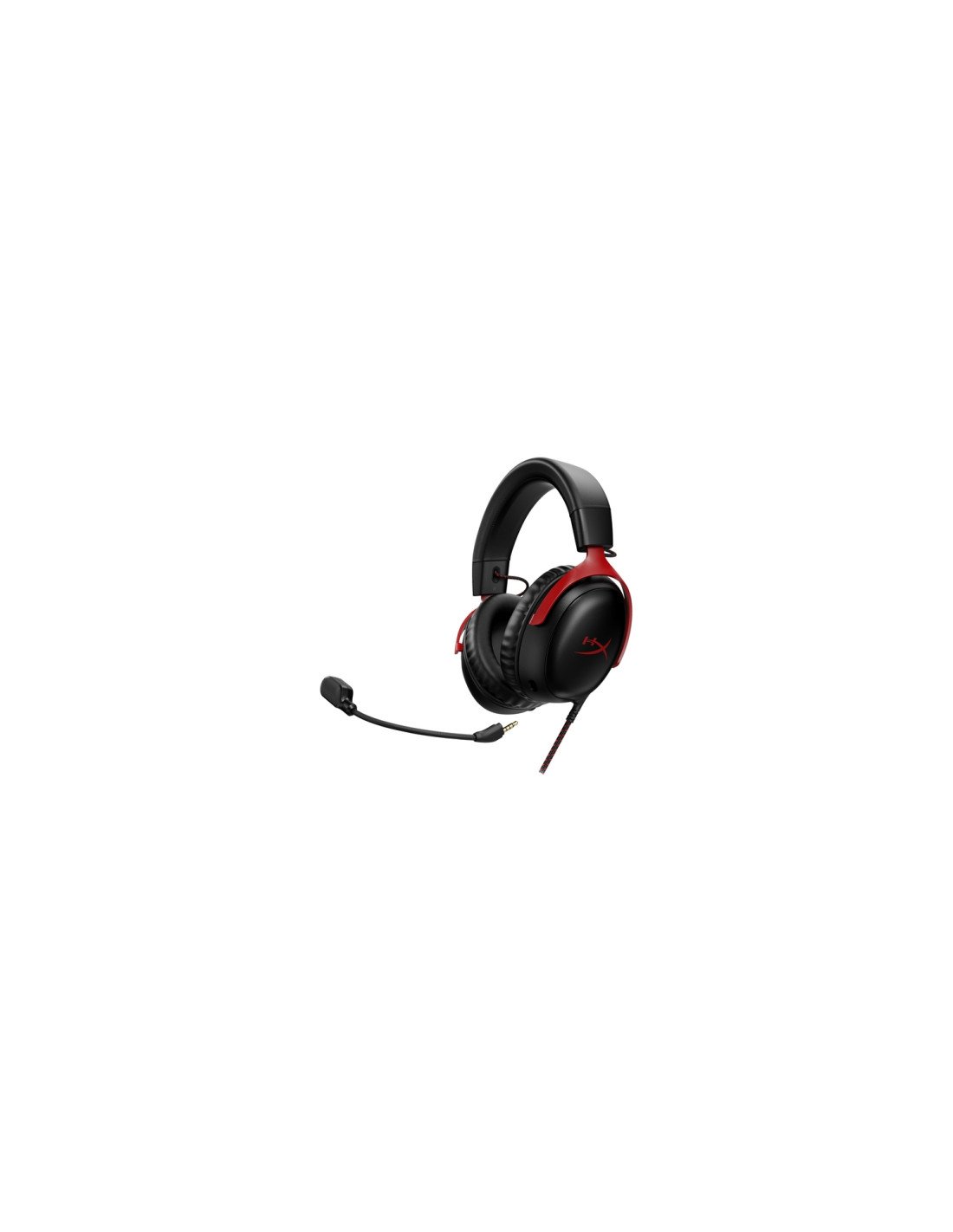 HP HyperX Cloud III - Auriculares gaming (negro-rojo)