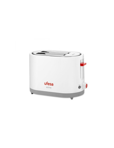 Ufesa TT7385 tostadora 7 2 rebanada(s) 800 W Gris, Rojo, Blanco