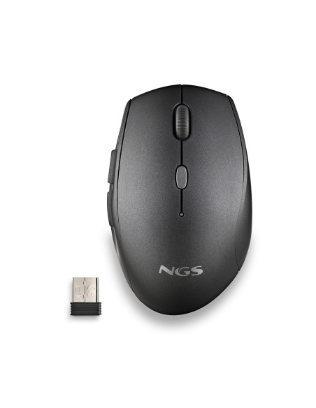 NGS BEE ratón Oficina mano derecha RF inalámbrico Óptico 1600 DPI