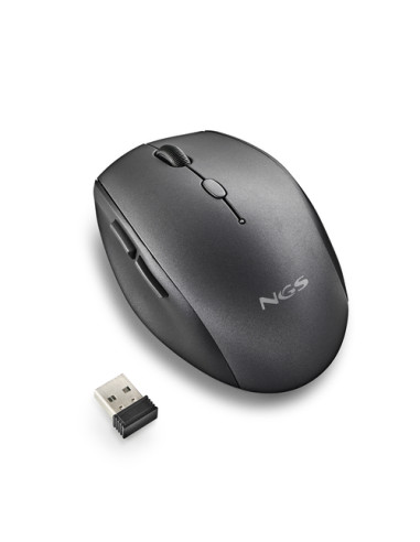 NGS BEE Raton Inalambrico Optico 1600 DPI Gris