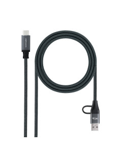 Nanocable Cable USB 3.2 Gen2x2 20Gbps 5A/100W, USB-C+USB-A/M a