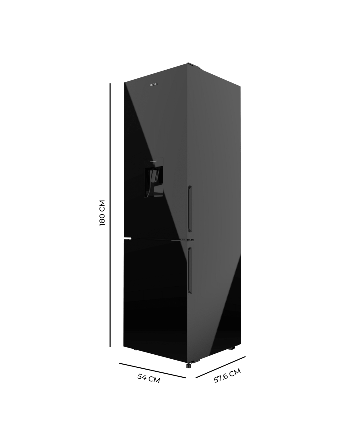 Bolero CoolMarket Combi 250 WD Black Glass D