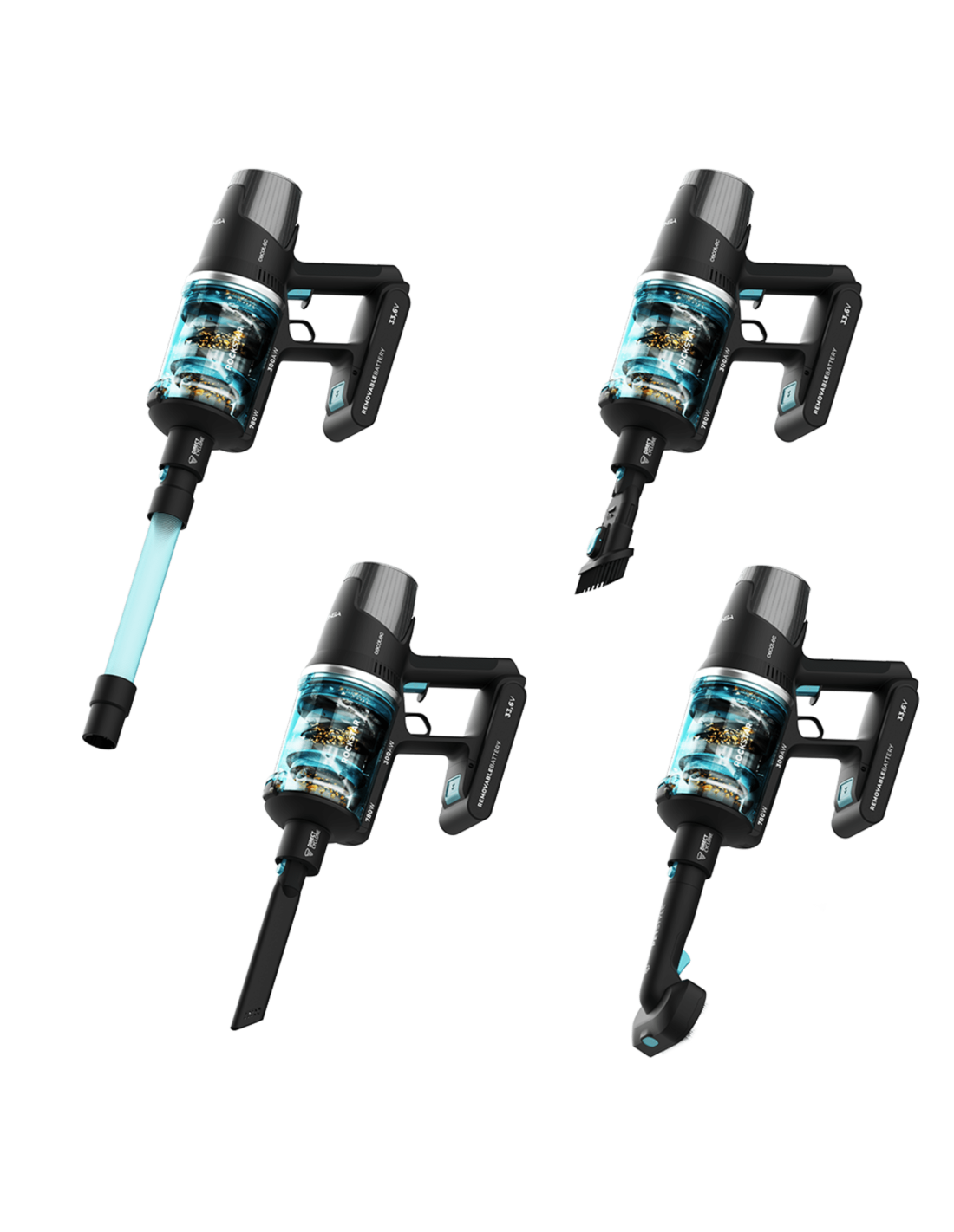 Conga Rockstar 9500 Lunar Pet Flex Double Filter