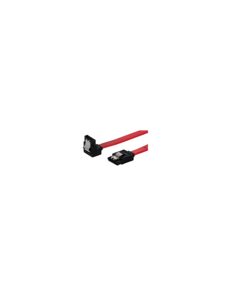 Nanocable CABLE SATA DATOS ACODADO CON ANCLAJES 0.5 M
