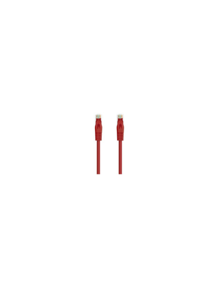 Nanocable Cable de red latiguillo RJ45 LSZH Cat.6A UTP AWG24, Rojo,