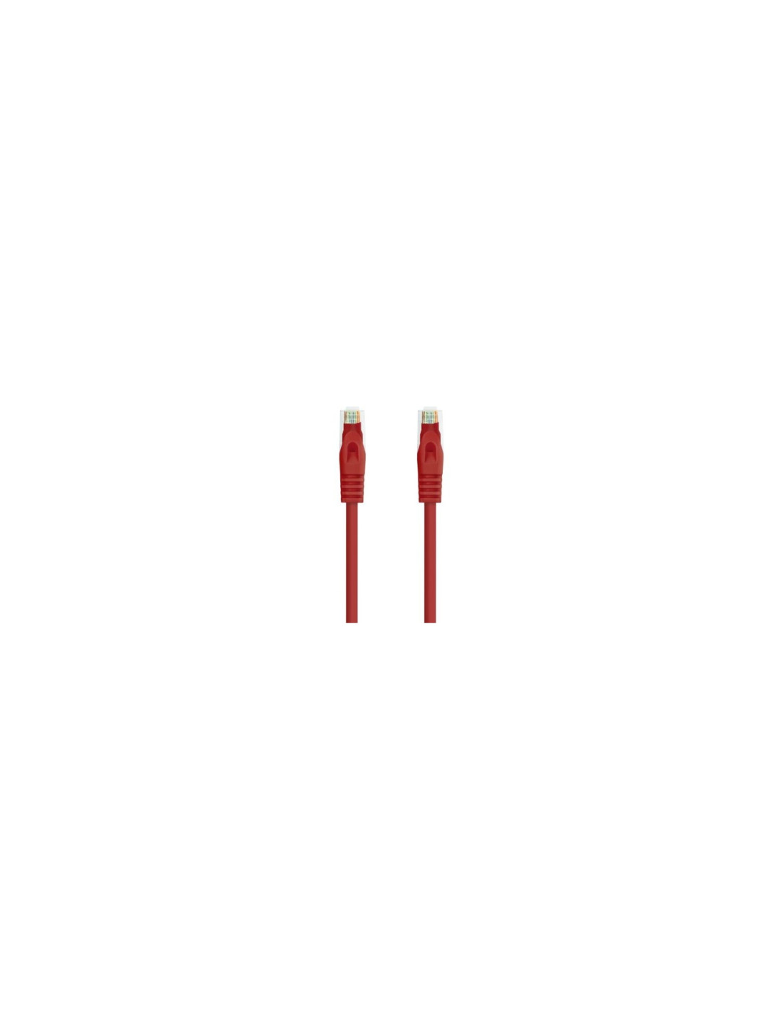 LATIGUILLO NANOCABLE RJ45 UTP CAT6A 2M ROJO 10.20.1802-R