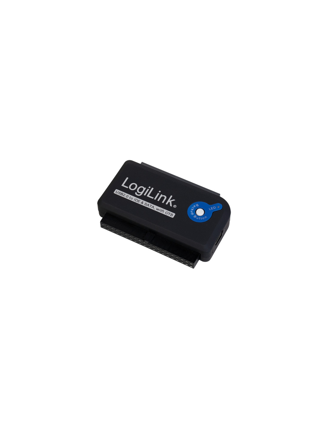 LogiLink Tarjeta y adaptador de interfaz IDE/ATA, SATA Negro