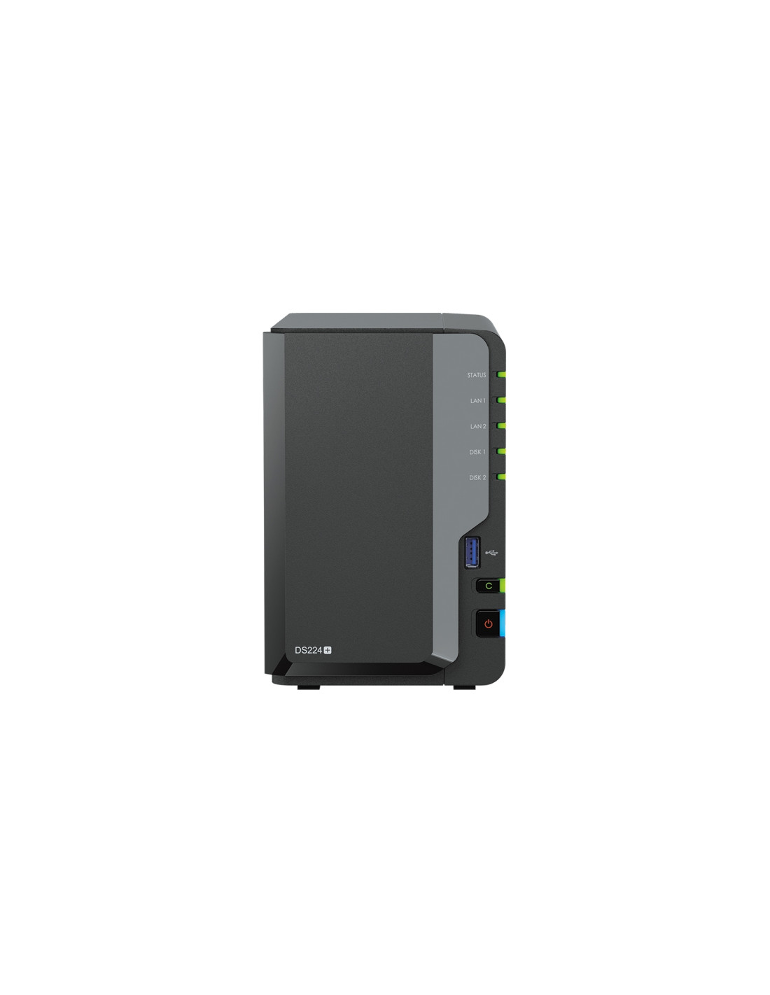 Synology DiskStation DS224+ servidor de almacenamiento NAS Escritorio Ethernet Negro J4125
