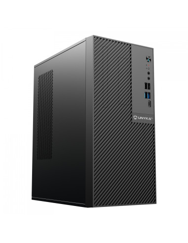 UNYKAch Caja Ordenador NUMEN UK5015 Micro ATX 15 Litros con 5 Puertos
