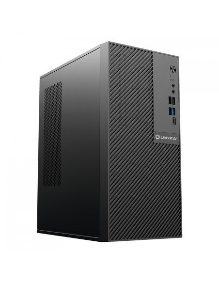 UNYKAch Caja Ordenador NUMEN UK5015 Micro ATX 15 Litros con 5 Puertos