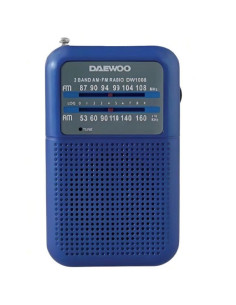 Daewoo DW1008BL Radio Portátil AM/FM Azul