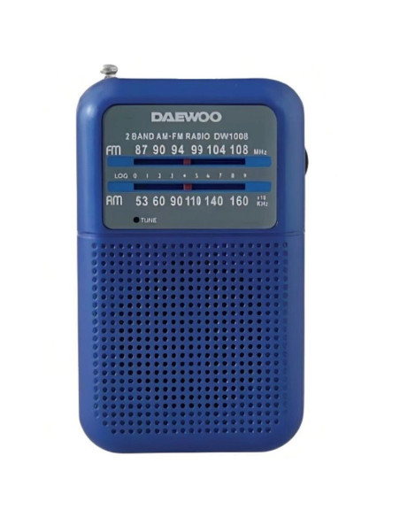 Daewoo DW1008BL Radio Portátil AM/FM Azul