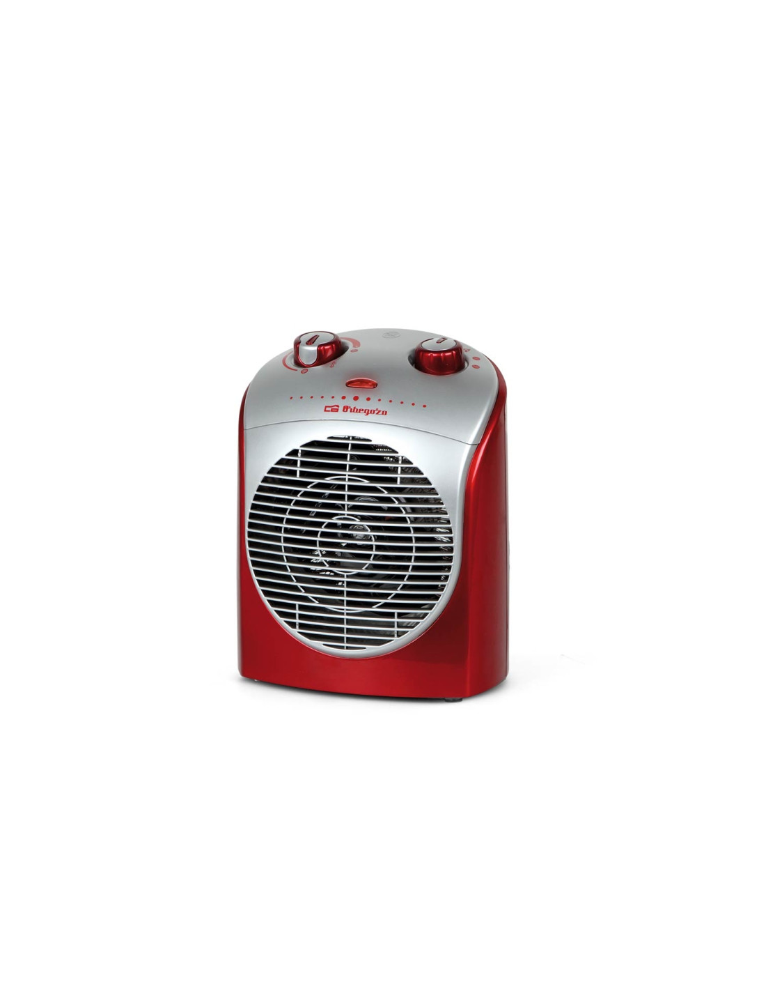 Orbegozo FH 5026 Interior Rojo, Plata 2200 W Ventilador eléctrico