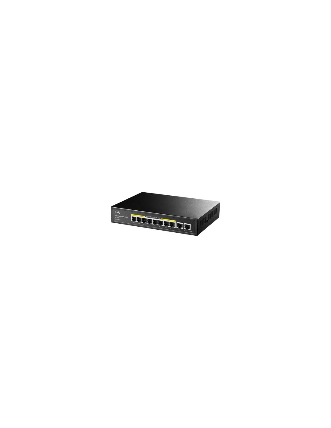 Cudy GS1010PE switch Gigabit Ethernet (10/100/1000) Energía sobre Ethernet (PoE) Negro