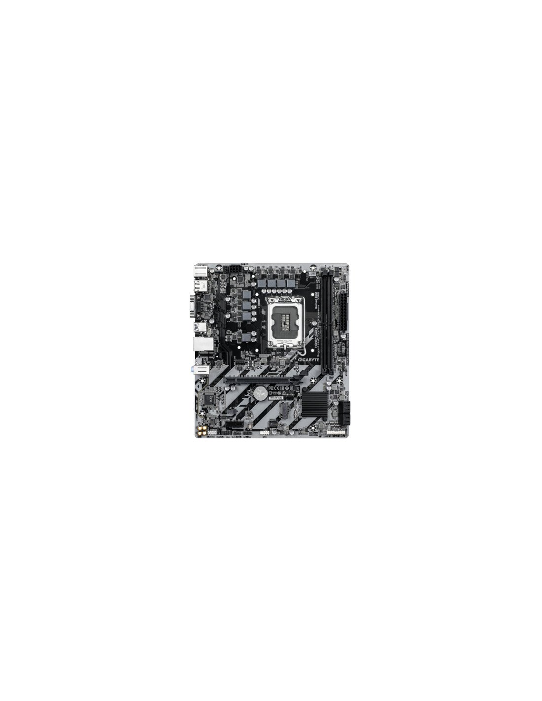 GIGABYTE H810M S2H Placa base - Procesadores Intel Core Ultra (Serie 2), VRM de 4+1+2 fases, hasta 6400 MHz DDR5, 1xPCIe 4.0 M.2