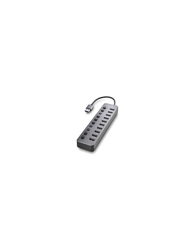 NGS IHUB 10 USB 3.2 Gen 1 (3.1 Gen 1) Type-A 5000 Mbit/s Negro