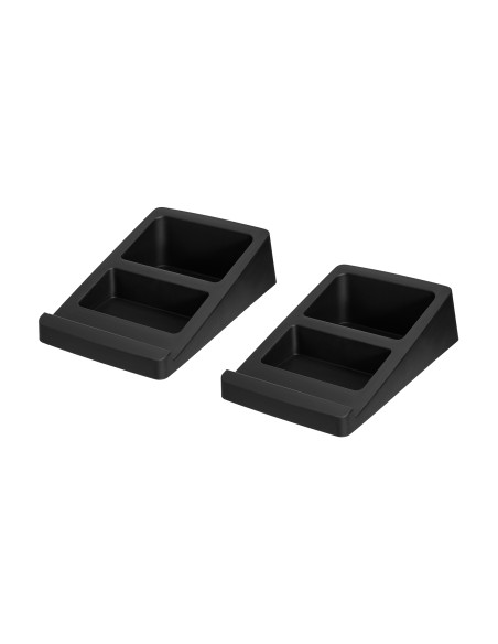 AISENS Soporte Universal De Sobremesa Para Altavoces, Negro