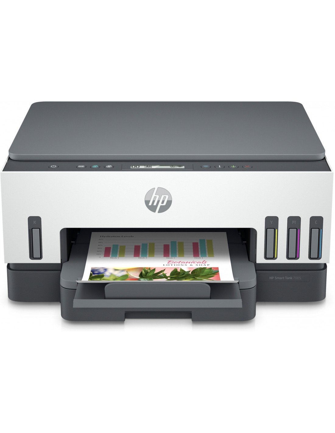 Impresora HP Smart Tank 7005 Inyección de tinta térmica A4 4800 x 1200 DPI 15 ppm Wifi Gris, Blanco