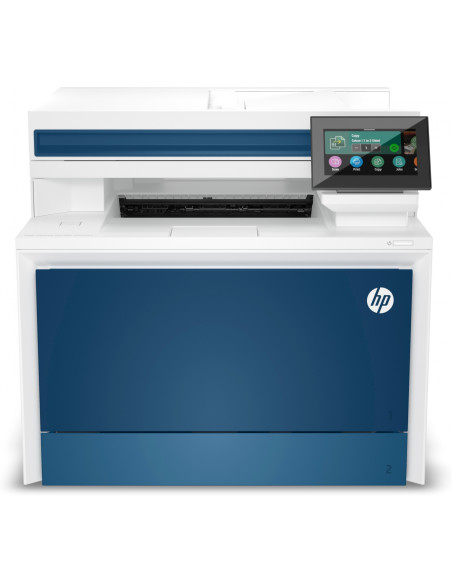 Multifunción Láser Color HP LaserJet Pro 4302fdw/ WiFi/ Fax/ Dúplex/ Blanca y Azul