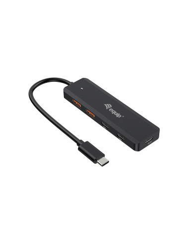 Equip 128966 hub de interfaz USB 3.2 Gen 2 (3.1 Gen 2) Type-C 10000