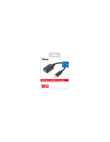 Trust 20967 cable USB 0,09 m USB C USB A Negro