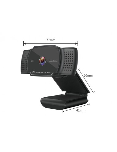 Conceptronic AMDIS02B cámara web 5 MP 2592 x 1944 Pixeles USB 2.0