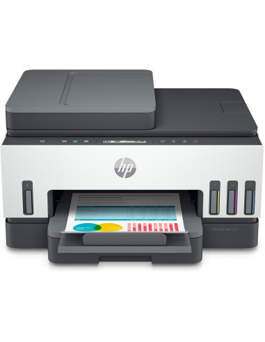 Impresora HP Smart Tank 7305 Inyección de tinta térmica A4 4800 x 1200 DPI 15 ppm Wifi Gris