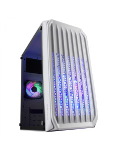 Mars Gaming MC-S2, Caja PC Compacta Gaming Micro-ATX, 2 Ventiladores