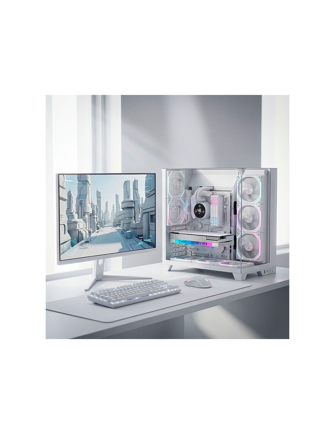 ORDENADOR GAMING INFINITY PRO WHITE RGB I7 14700K/32GB/SSD1TB NVME/WIFI/R.LIQ/800W