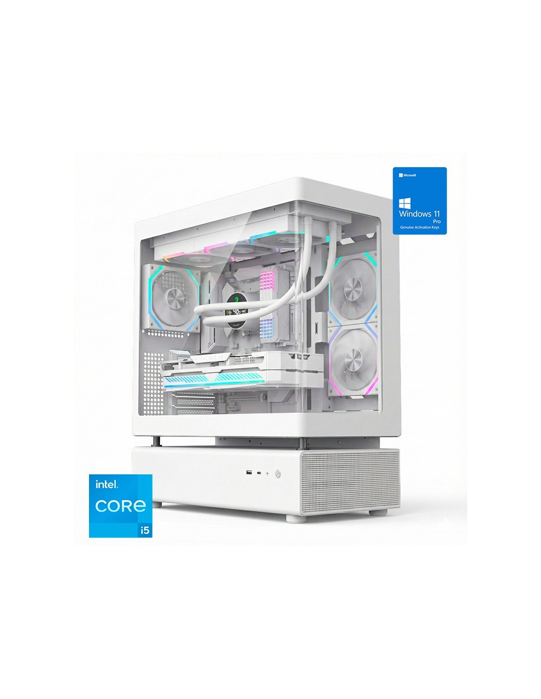 ORDENADOR GAMING N80 WHITE RGB I5 14600K/32 DDR5/1TB NVME/WIFI/REF.LIQ/800W/W11PRO