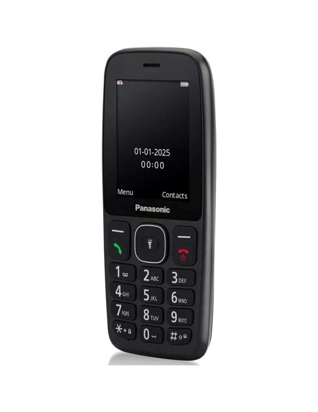 Panasonic KX-TF400EXB Teléfono 4G con Botones fácil de Usar y pantalla 2.4"