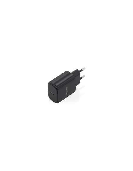 AISENS Cargador GaN 30W, 1xUSB-C PD3.0, Negro