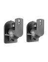 AISENS Soporte Universal De Pared Giratorio E Inclinable Para Altavoces, Negro