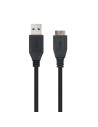CABLE USB 3.0 AM/MICRO USB/M 1M NANOCABLE