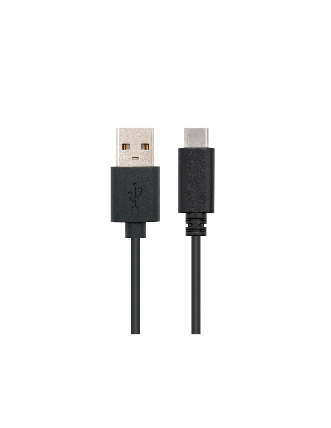 CABLE USB 3A TIPO USB-CM-AM NEGRO 1M NANOCABLE