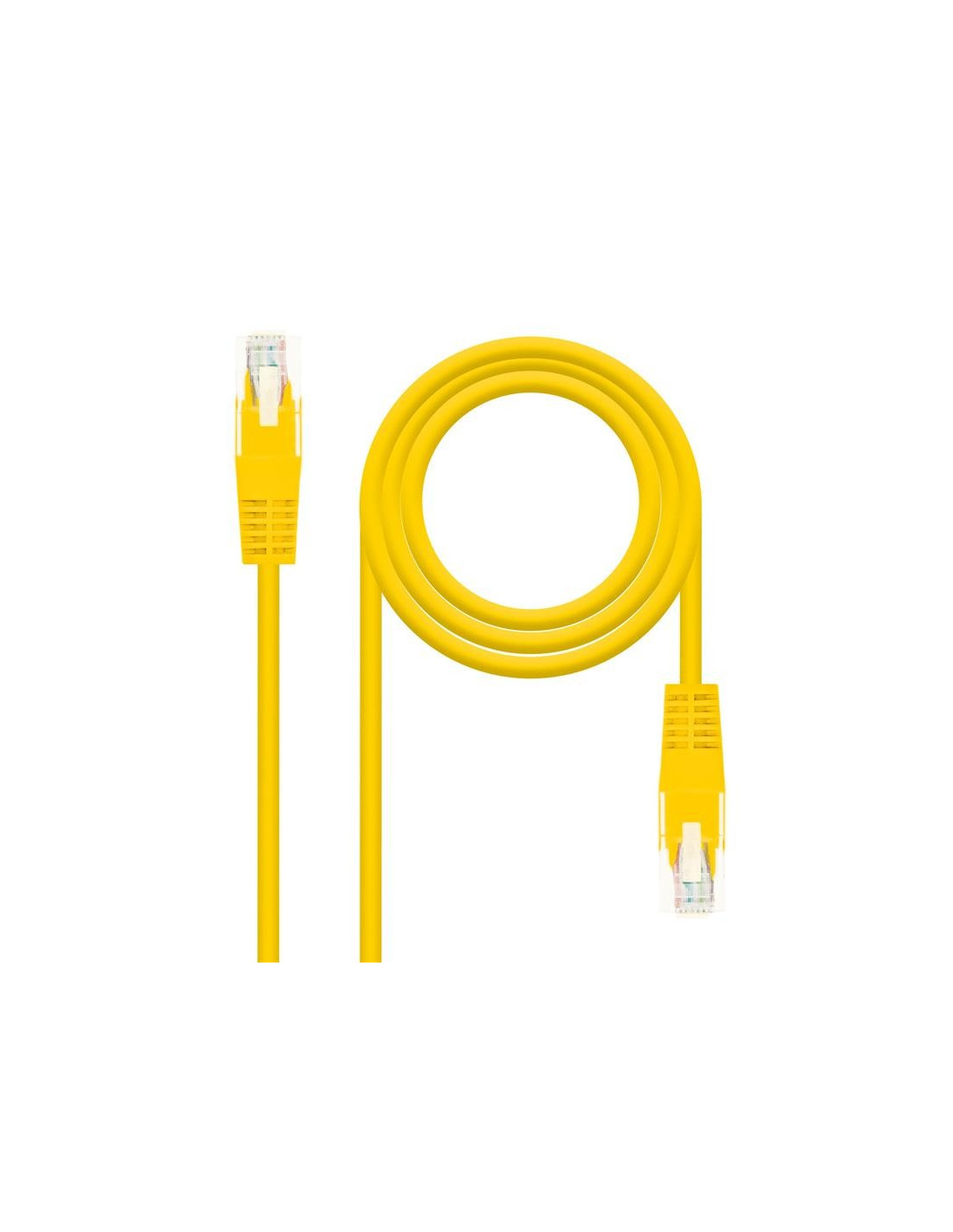 CABLE DE RED CAT.6 UTP FLEX 2M NANOCABLE YELLOW