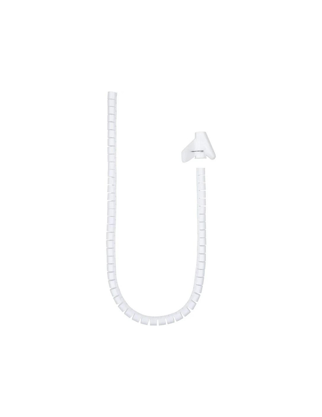ORGANIZADOR DE CABLE NANOCABLE FLEXIBLE 25MM 3M WHITE