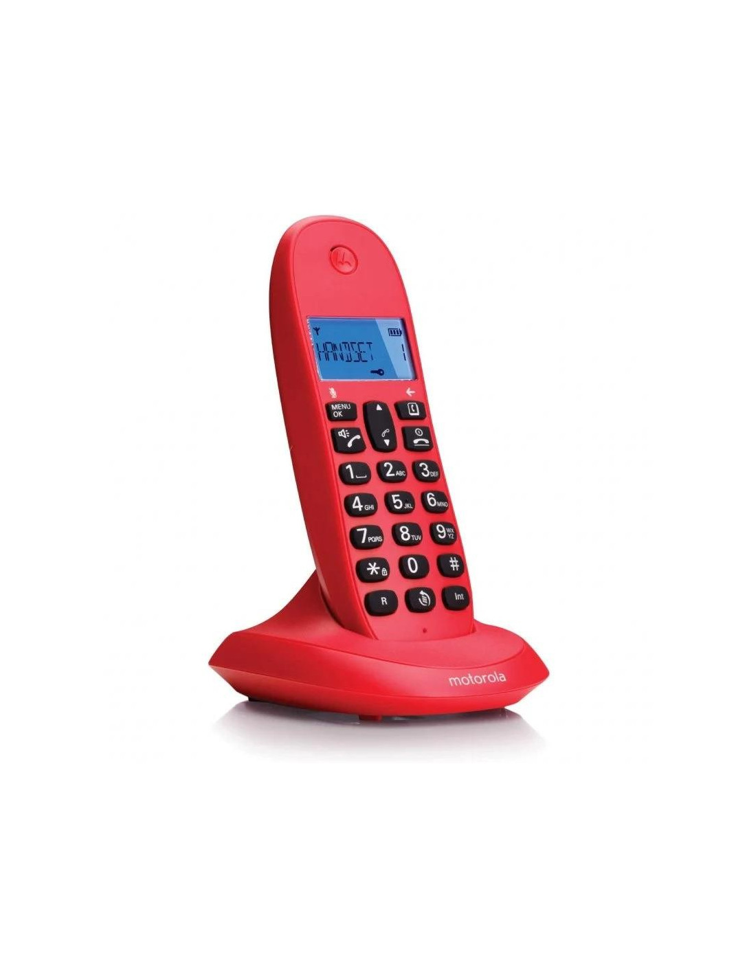 TELEFONO MOTOROLA C1001 LB+ DECT  WIRELESS CEREZA