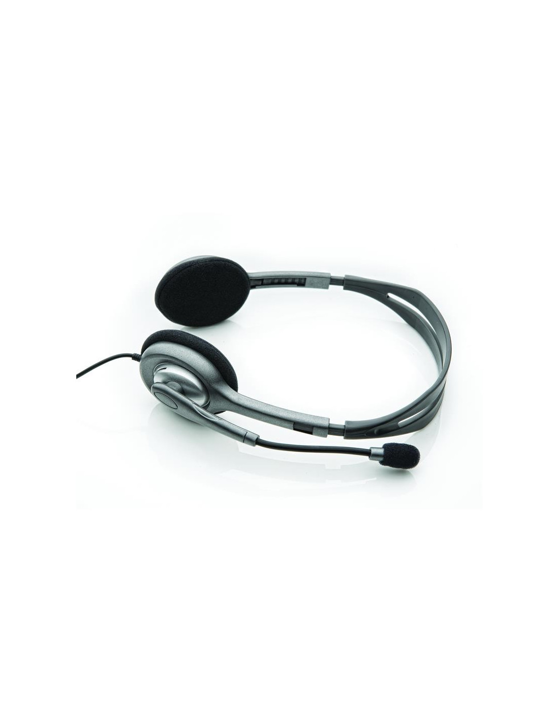AURICULARES + MICROFONO LOGITECH H110 BLACK