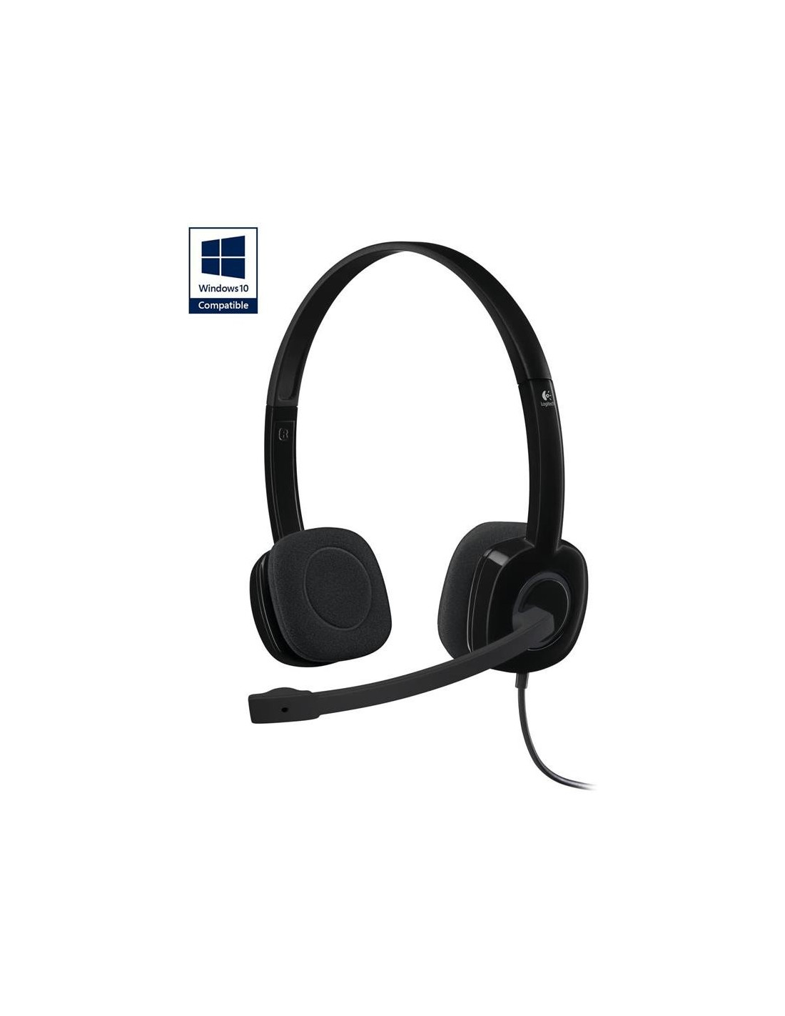 AURICULARES + MICROFONO LOGITECH H151 BLACK