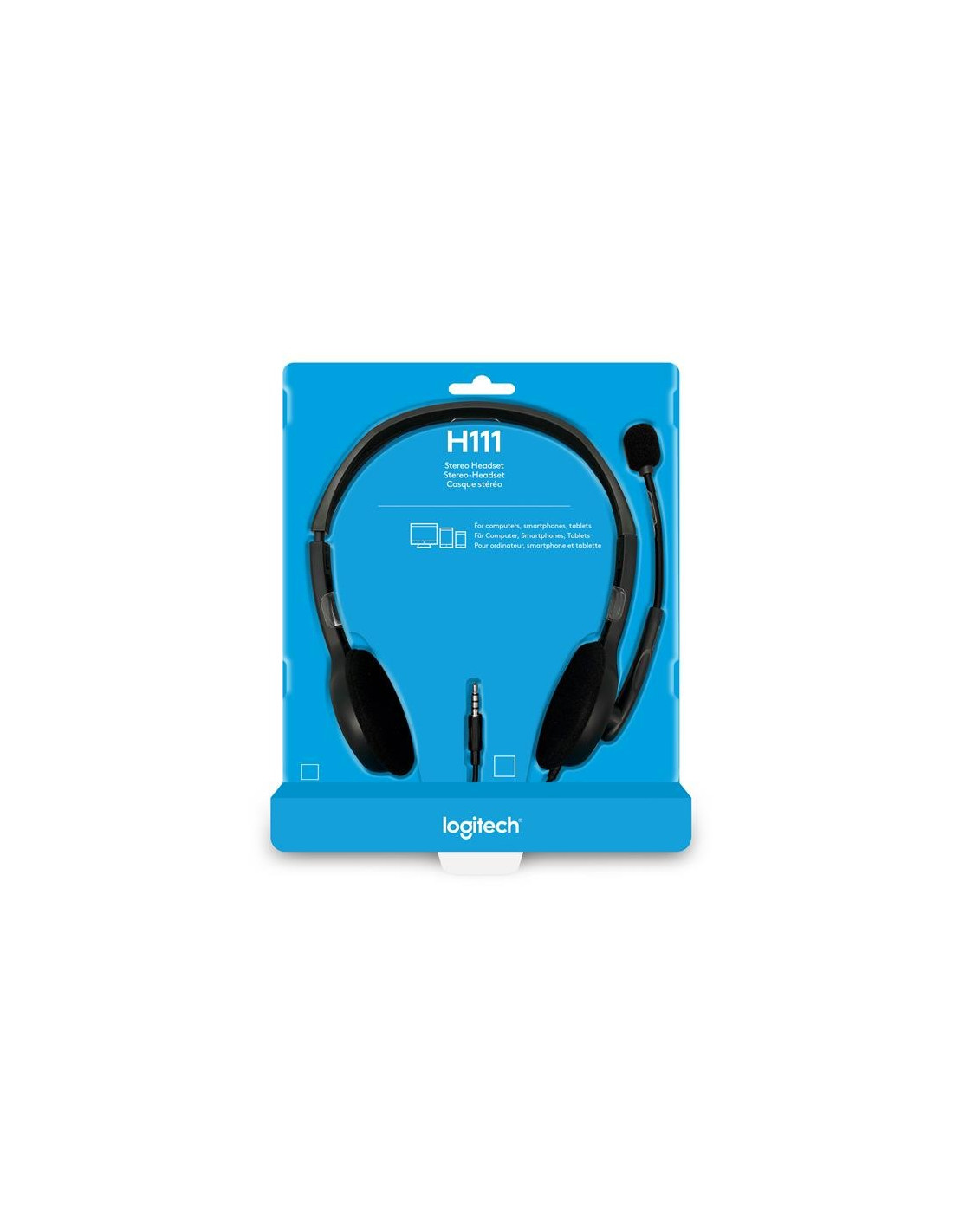 AURICULARES + MICROFONO LOGITECH H111