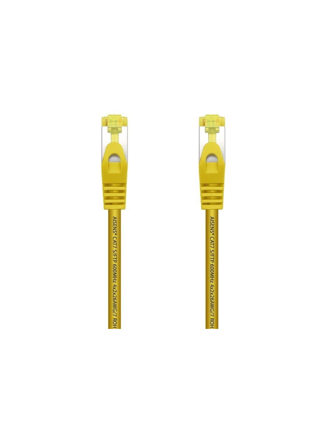 CABLE DE RED CAT.7 S/FTP 1M AISENS YELLOW