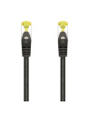 CABLE DE RED CAT.7 S/FTP 0.25M AISENS BLACK