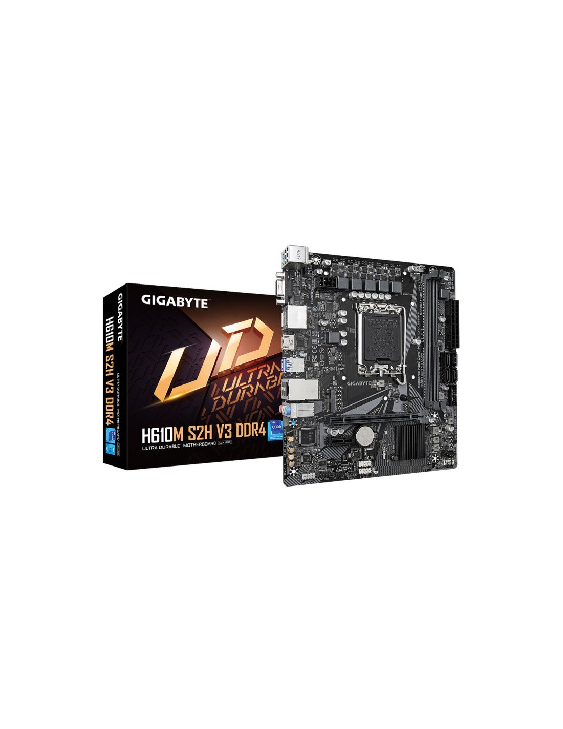 Gigabyte H610M S2H V3 DDR4 placa base Intel H610 Express LGA 1700 micro ATX
