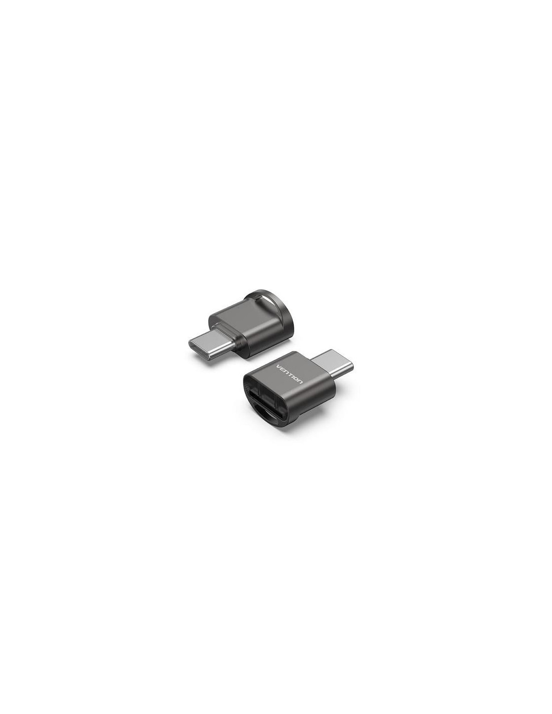 LECTOR DE TARJETAS EXTERNO VENTION USB-C MICROSD BLACK