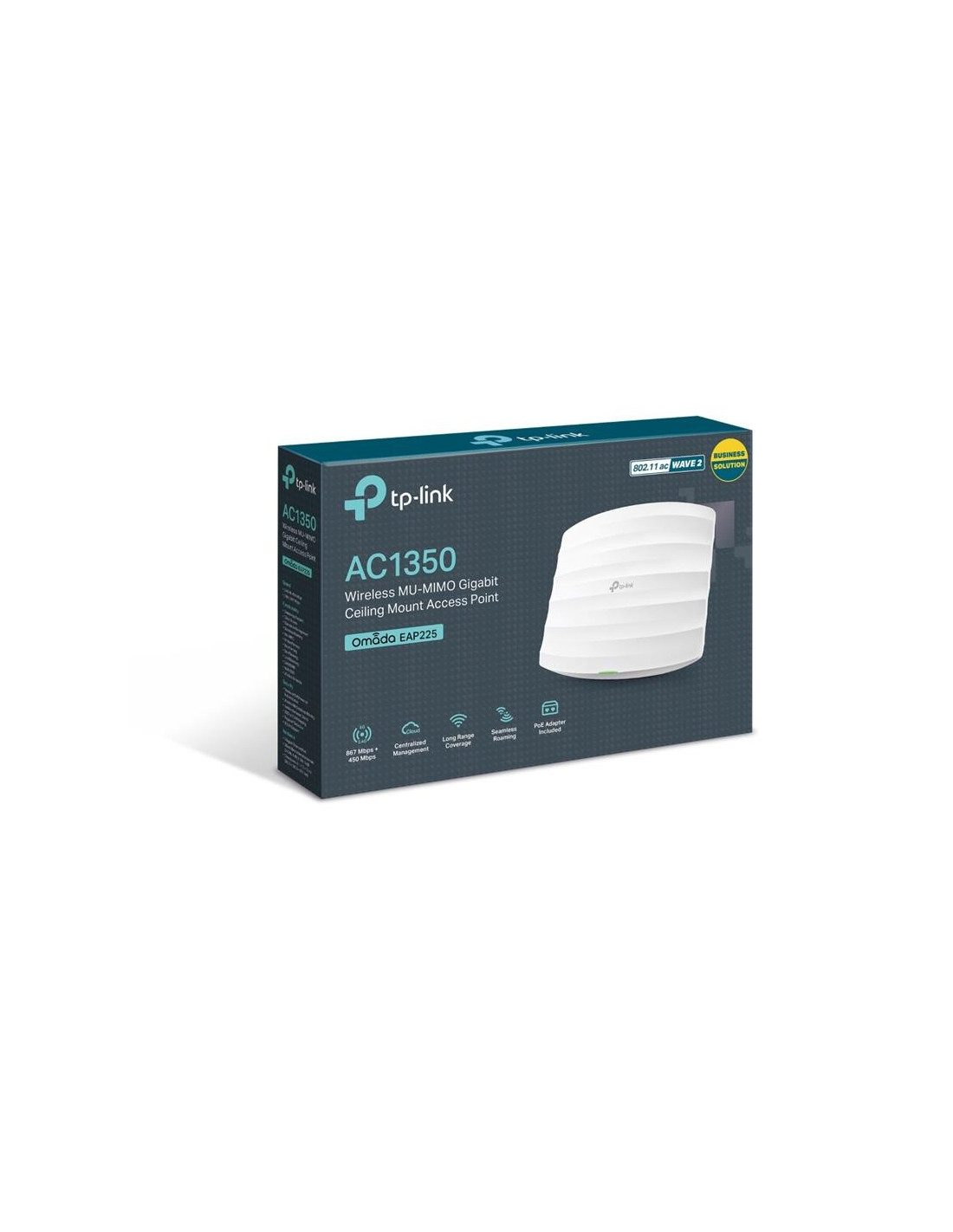 ACCESS POINT TP-LINK OMADA EAP225 AC1350 1350MBIT/S WIFI TECHO