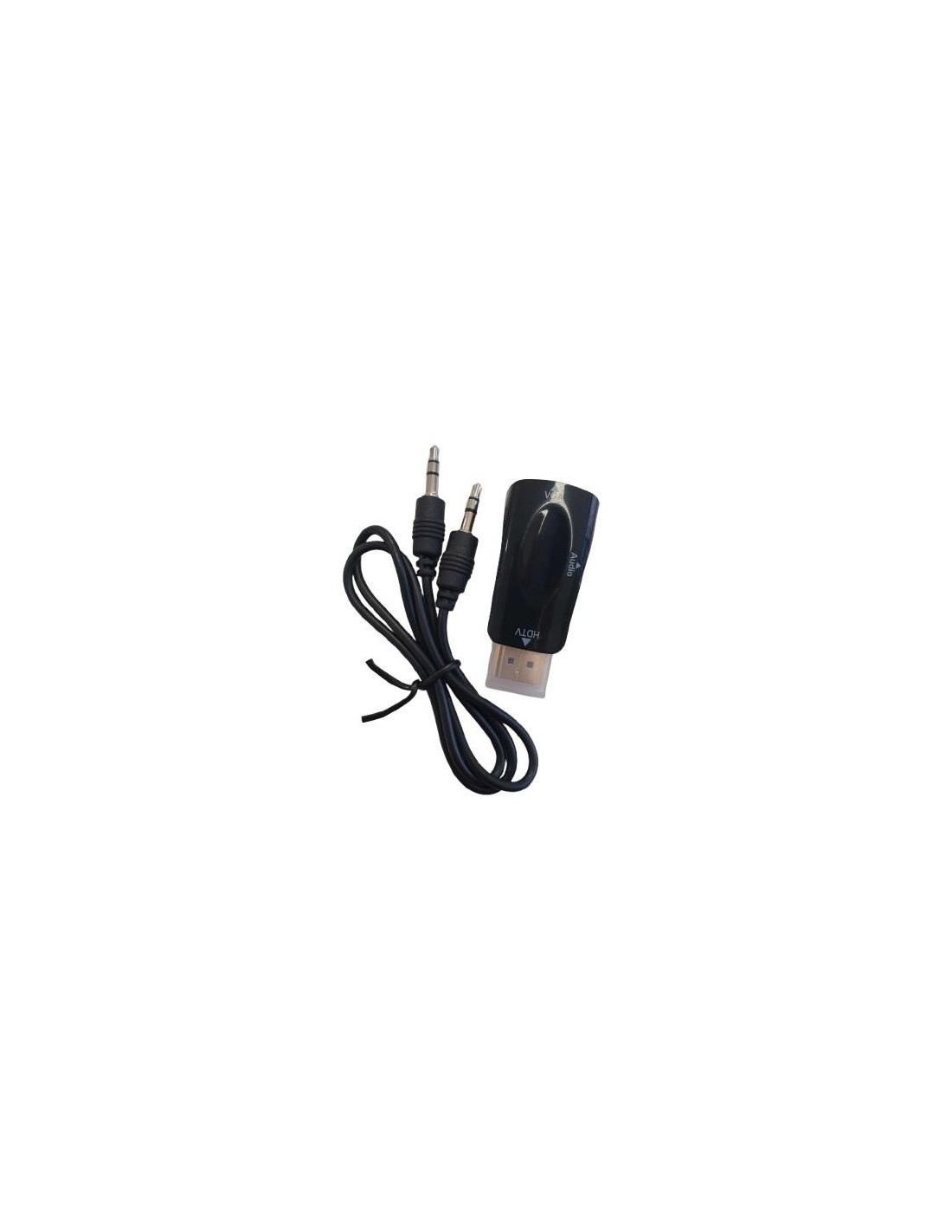 ADAPTADOR CONVERSOR ONEWAY HDMI/M A VGA/H + AUDIO JACK 3.5MM BLACK