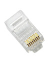 CONECTOR BOLSA 100UD RJ45 VENTION MACHO CAT6 UTP
